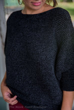 Black Dolman Sleeve Sweater
