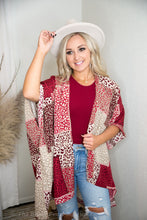 Red Leopard Kimono