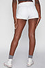 White Cuffed Shorts