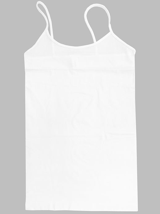 White Long Cami