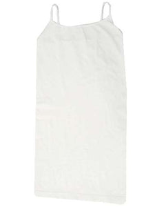 White Seamless Dress Length Cami