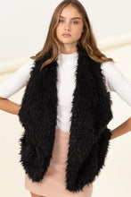 Black Fur Vest