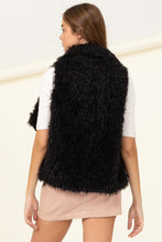 Black Fur Vest