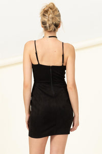 Black Keep Me Company Bodycon Dress