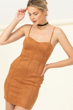 Camel Keep Me Company Bodycon Dress