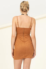 Camel Keep Me Company Bodycon Dress