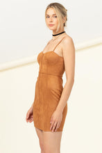 Camel Keep Me Company Bodycon Dress