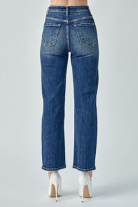 High Rise Straight Leg Jeans