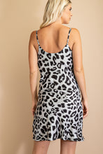Cheetah Cowl Neck Dress