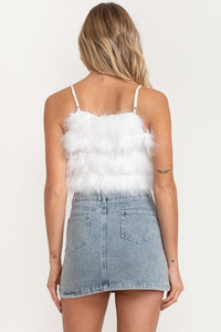 White Fur Top
