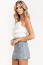 White Fur Top
