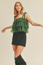 Hunter Green Polka Dot Top