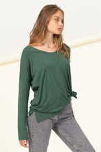 Hunter Green Oversized Top
