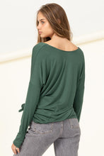 Hunter Green Oversized Top