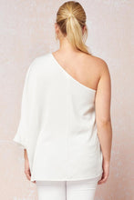 White One Shoulder Top