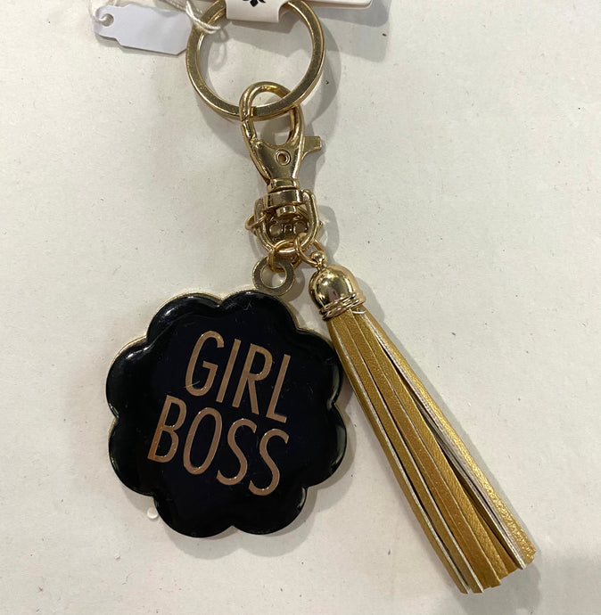 Girl Boss Key Chain With Tassel