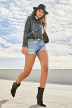 Denim Mom Fit Shorts