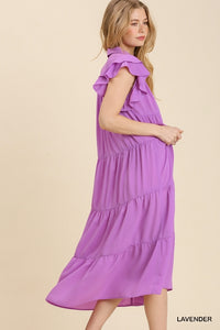 Lavender Midi Dress