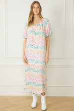 Colorful Animal Maxi Dress