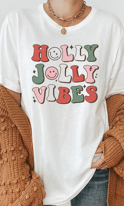 Holly Jolly Vibes Tee
