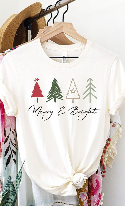 Merry & Bright Christmas Tee