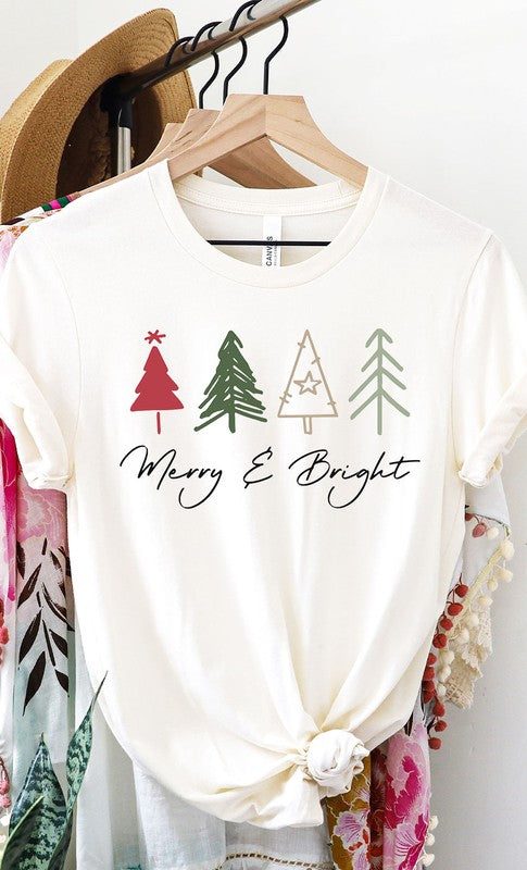 Merry & Bright Christmas Tee
