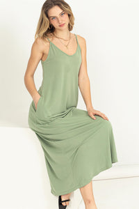 Olive So Classic Maxi Dress