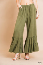 Olive Linen Pants