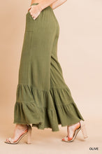 Olive Linen Pants