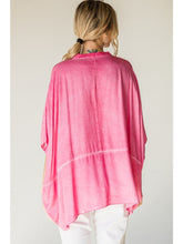 Pink Washed Poncho