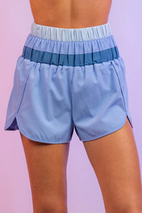 Sky Blue Active Shorts