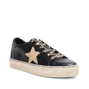 Black/Star Sneakers