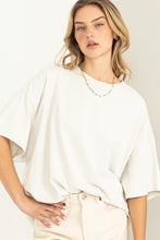 White Chill Oversized T Shirt