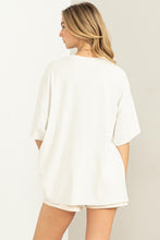 White Chill Oversized T Shirt